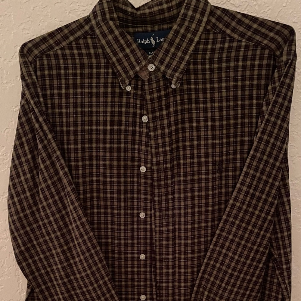 Ralph Lauren dress shirt gentle use/dry clean